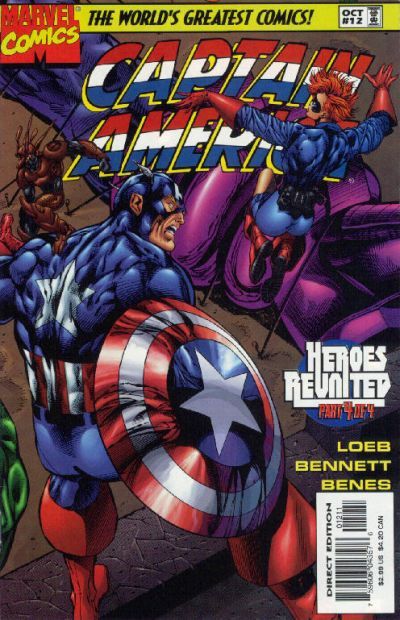 Captain America #12, couverture