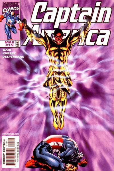 Captain America #15, couverture