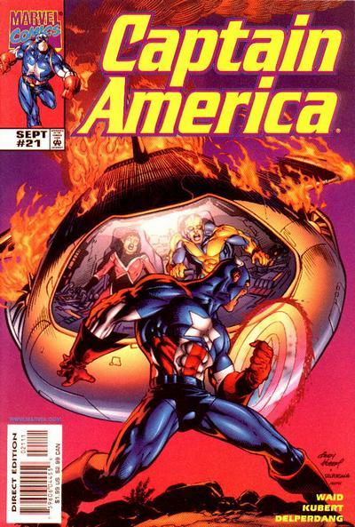 Captain America #21, couverture
