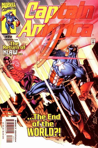 Captain America #22, couverture