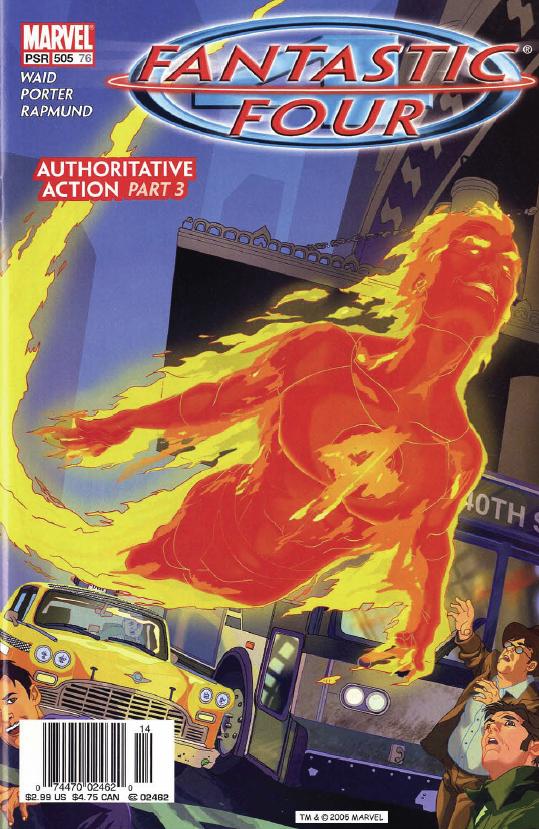 Fantastic Four #505, couverture