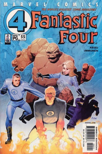 Fantastic Four #55, couverture