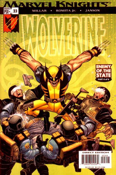 Wolverine #23, couverture