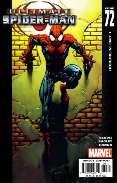 Ultimate Spider-Man #72, couverture
