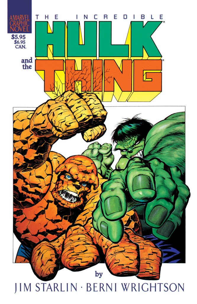 The Incredible Hulk And The Thing In The Big Change, couverture