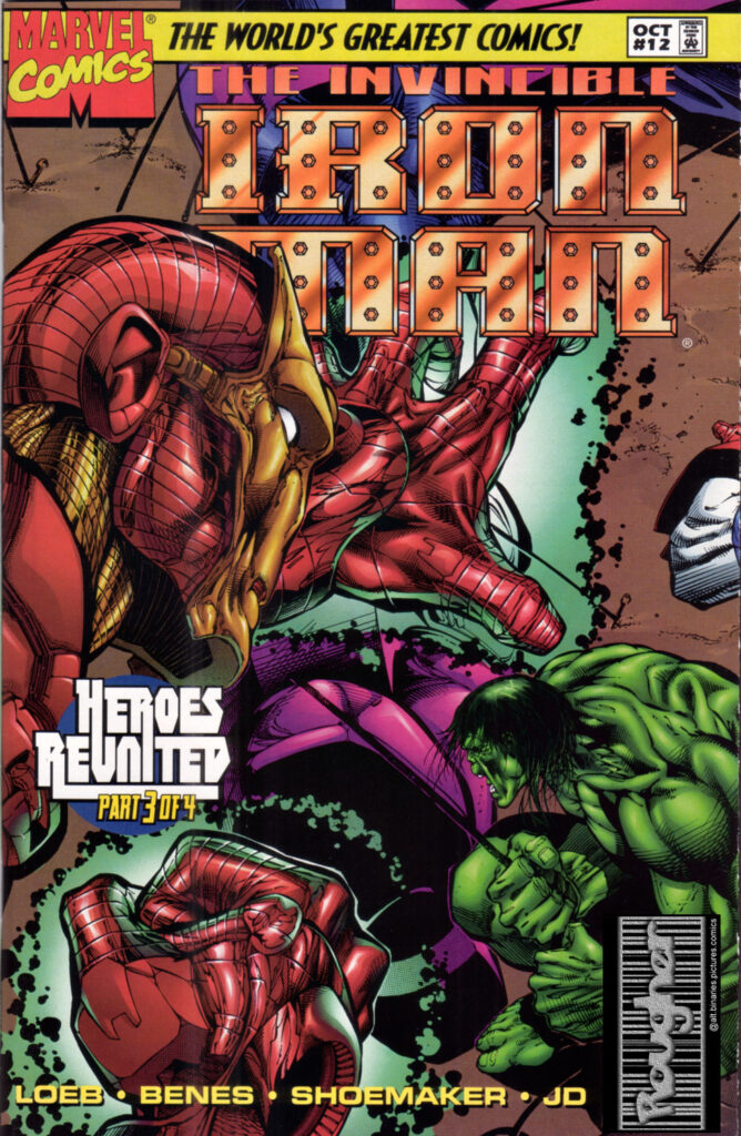 Iron Man #12, couverture