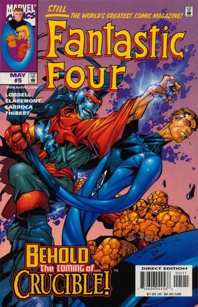 Fantastic Four #5, couverture