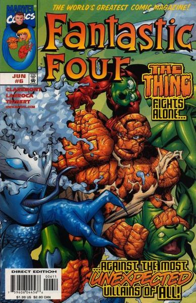 Fantastic Four #6, couverture