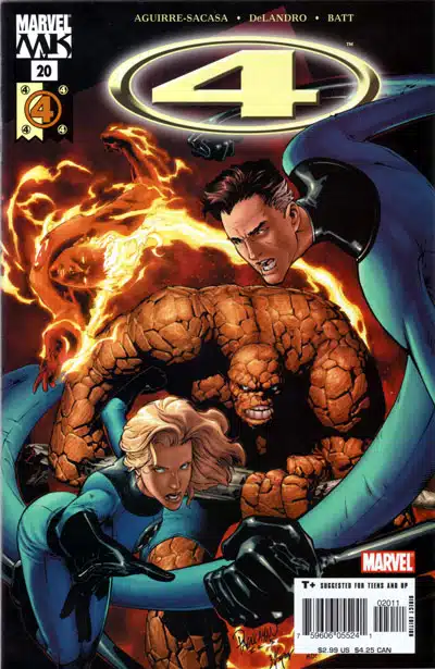 Marvel Knights: 4 #20, couverture