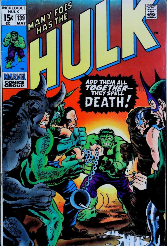 Incredible Hulk #139, vue de l'exemplaire