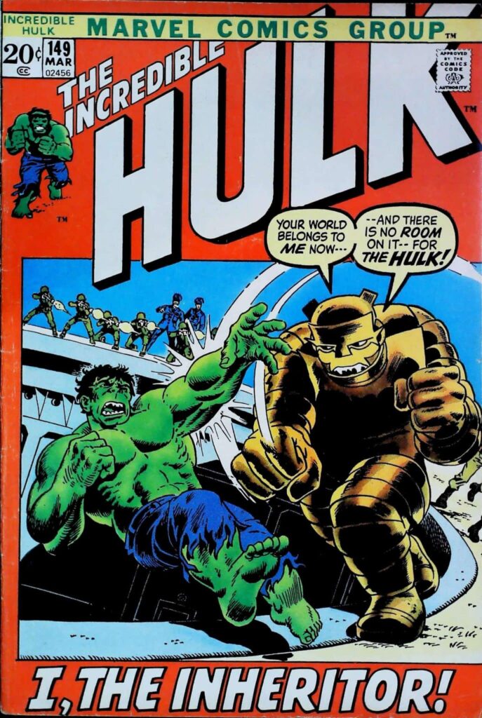 Incredible Hulk #149, vue de l'exemplaire