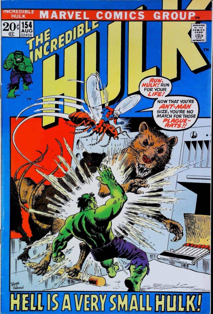 Incredible Hulk #154, exemplaire FN/VF 7.0, recto