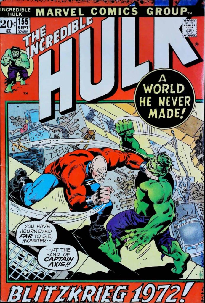 Incredible Hulk #155, vue de l'exemplaire