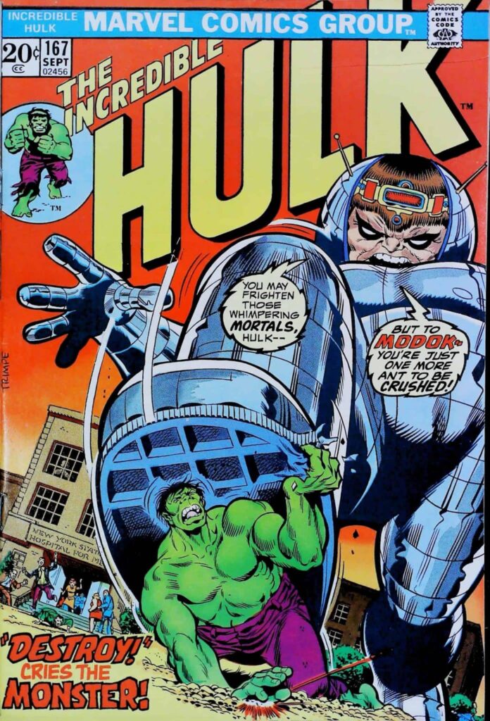Incredible Hulk #167, vue de l'exemplaire