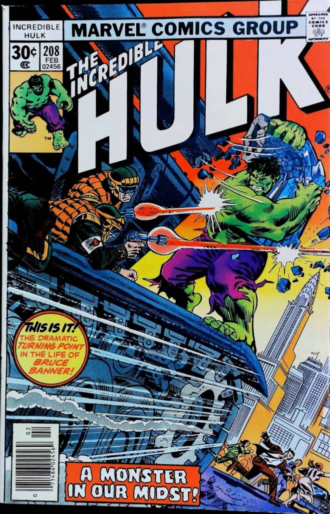 Incredible Hulk #208, vue de l'exemplaire