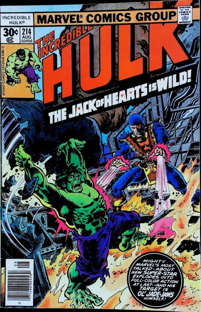 Incredible Hulk #214, exemplaire FN/VF 7.0, recto
