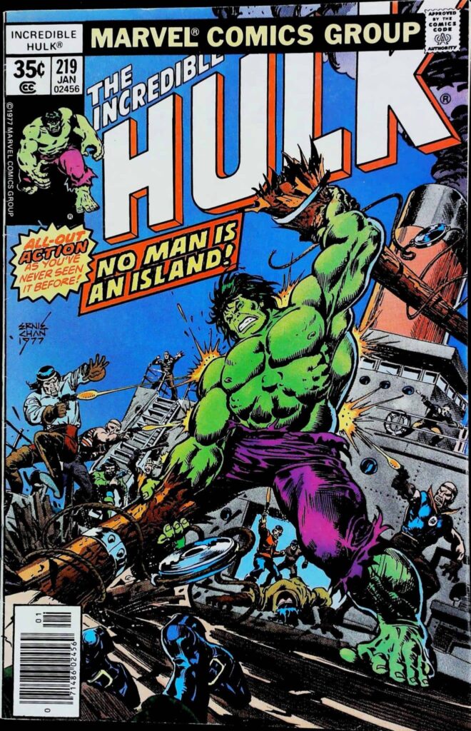 Incredible Hulk #219, vue de l'exemplaire