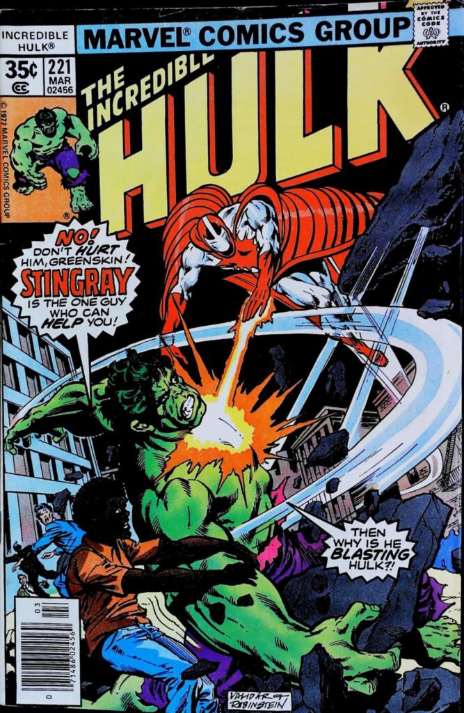 Incredible Hulk #221, vue de l'exemplaire