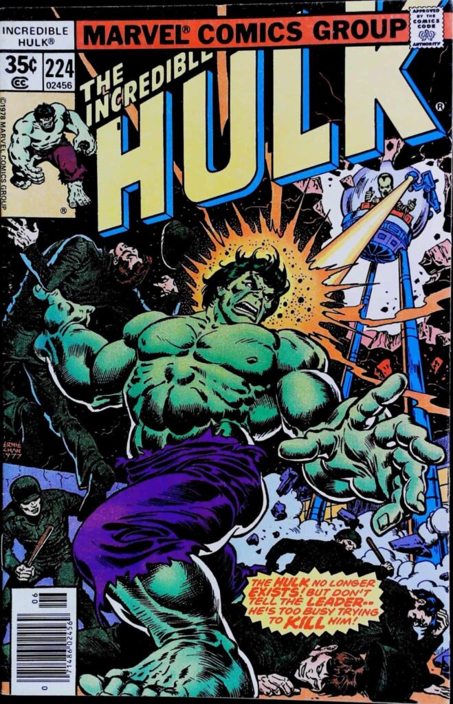 Incredible Hulk #224, vue de l'exemplaire