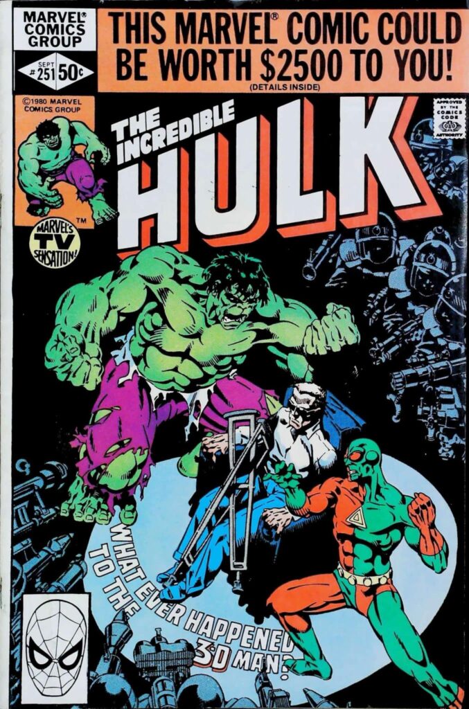 Incredible Hulk #251, vue de l'exemplaire