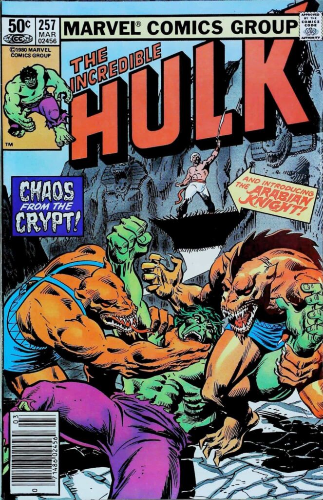 Incredible Hulk #257, vue de l'exemplaire
