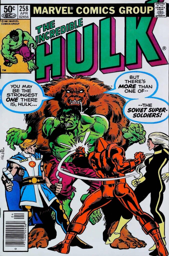 Incredible Hulk #258, vue de l'exemplaire