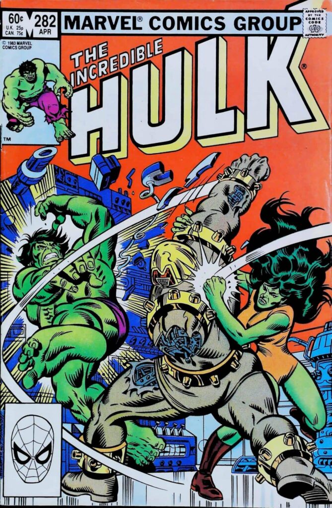 Incredible Hulk #282, vue de l'exemplaire
