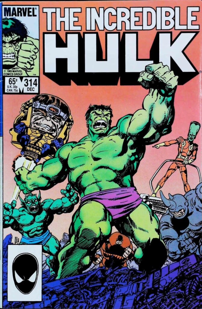 Incredible Hulk #314, vue de l'exemplaire
