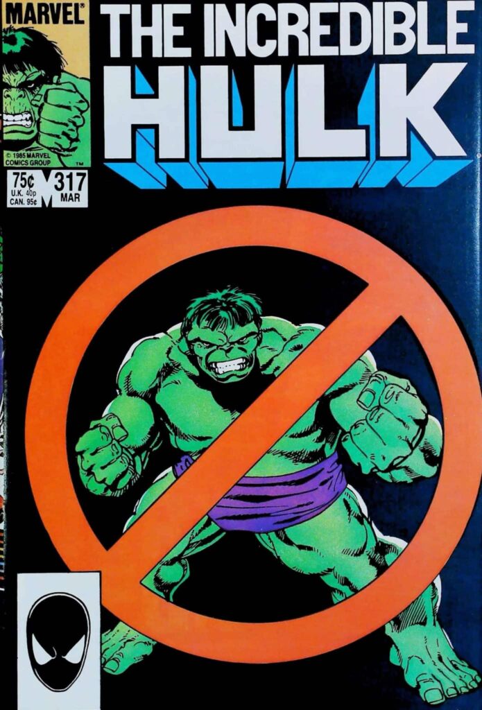 Incredible Hulk #317, exemplaire VF 8.0, recto