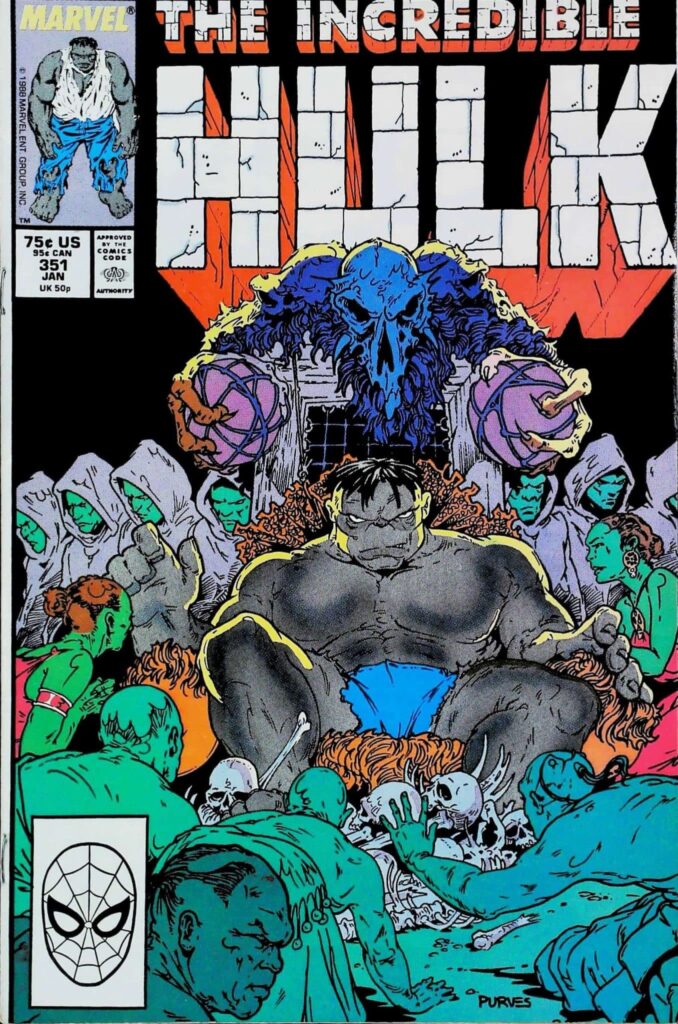 Incredible Hulk #351, exemplaire VF 8.0, recto