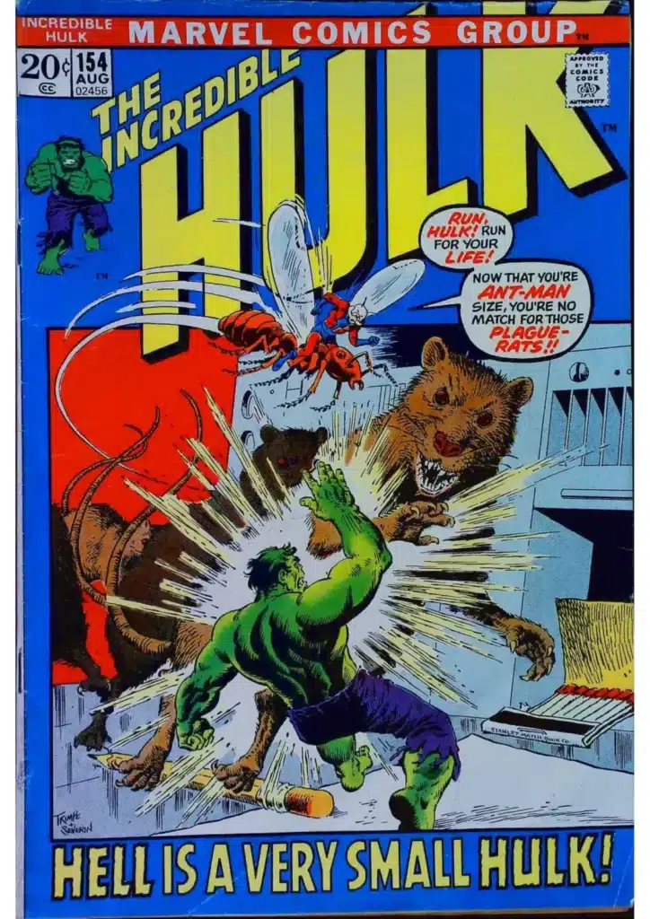 Incredible Hulk #154, exemplaire VG/FN 5.0, recto