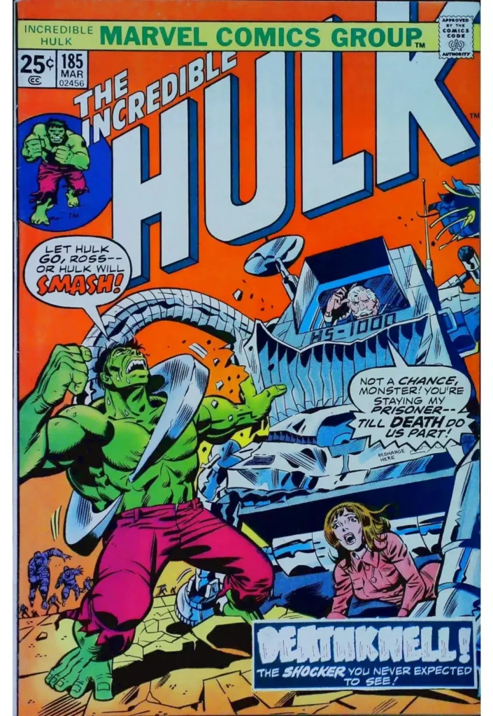 Incredible Hulk #185, vue de l'exemplaire