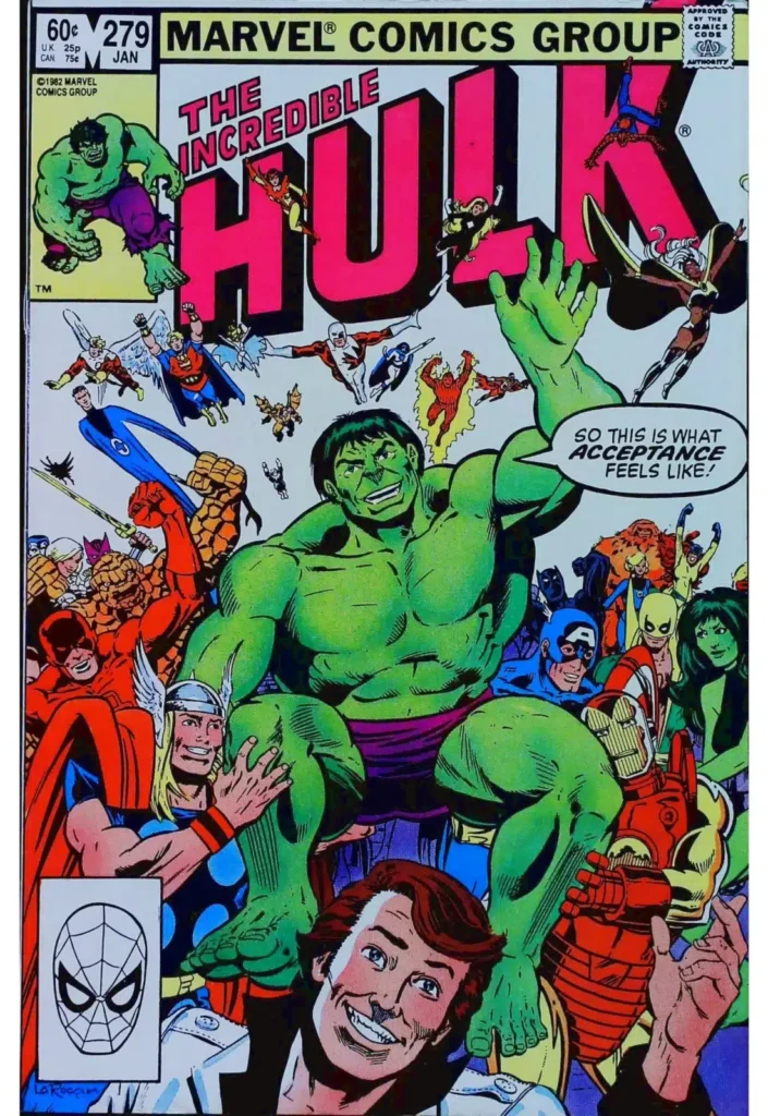 Incredible Hulk #279, exemplaire VF 8.0, recto