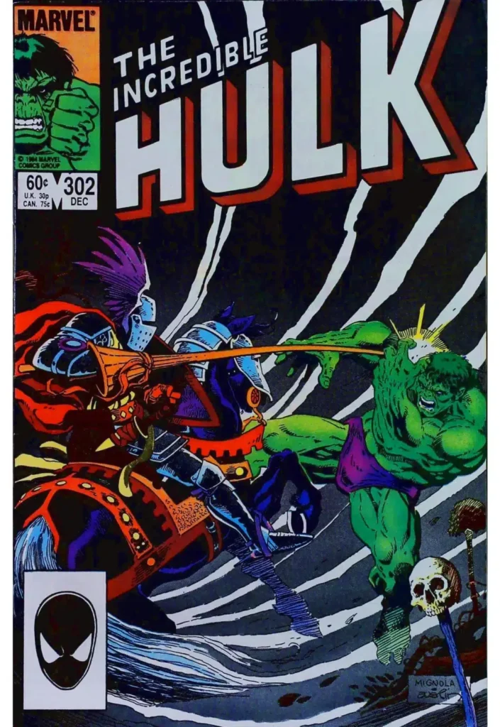 Incredible Hulk #302, vue de l'exemplaire
