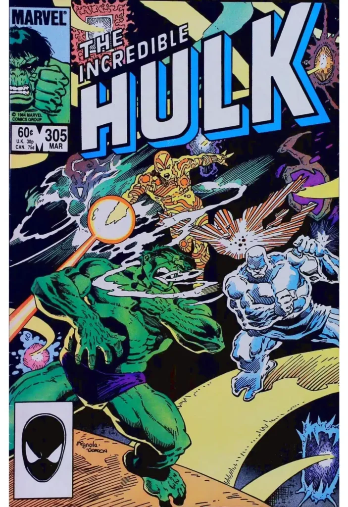 Incredible Hulk #305, vue de l'exemplaire