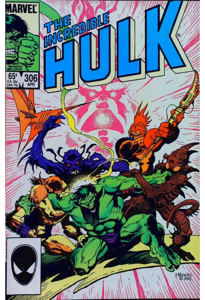 Incredible Hulk #306, vue de l'exemplaire