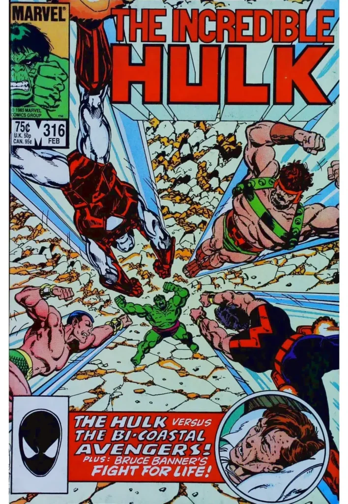 Incredible Hulk #316, vue de l'exemplaire