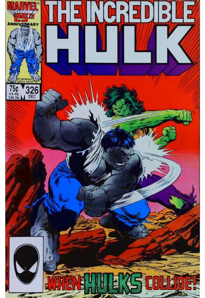 Incredible Hulk #326, exemplaire VF 8.0, recto