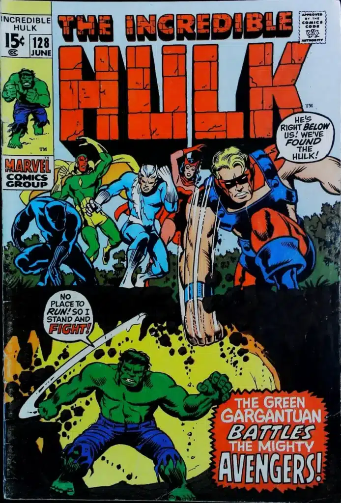 Incredible Hulk #128, vue de l'exemplaire