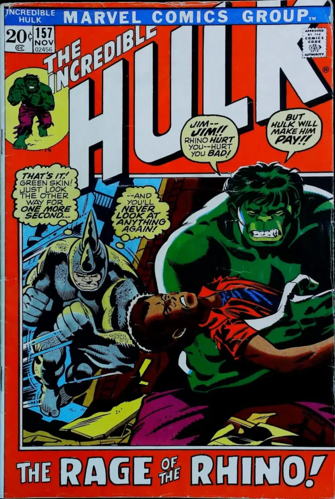 Incredible Hulk #157, vue de l'exemplaire