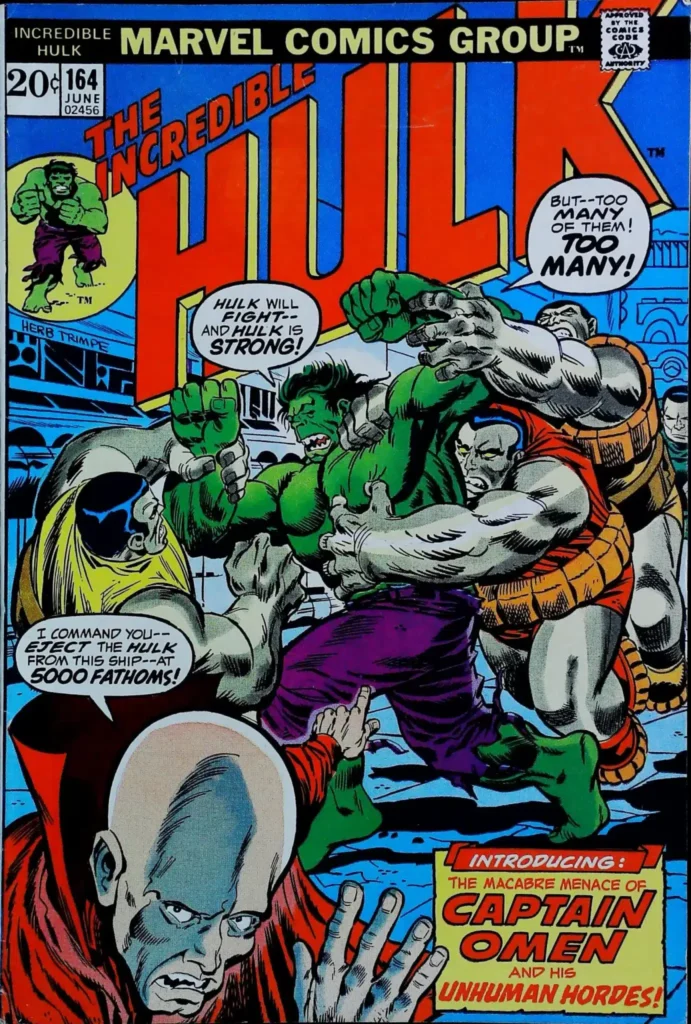 Incredible Hulk #164, vue de l'exemplaire