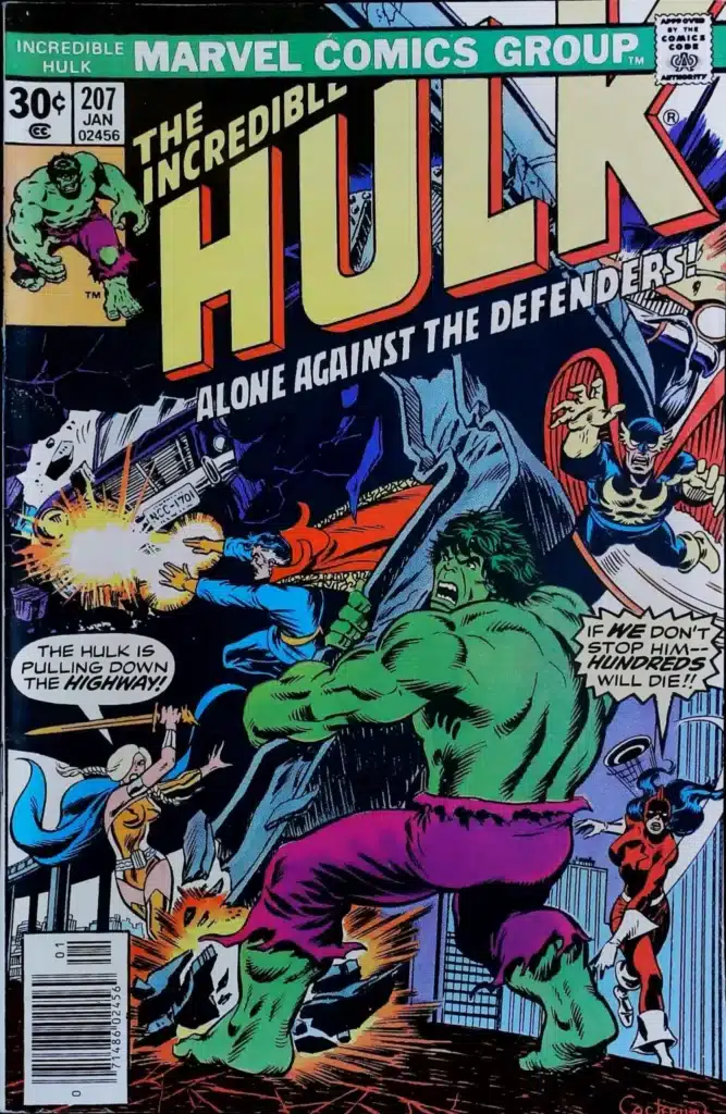 Incredible Hulk #207, vue de l'exemplaire