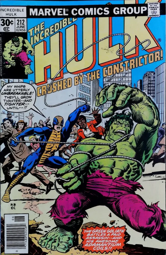 Incredible Hulk #212, vue de l'exemplaire