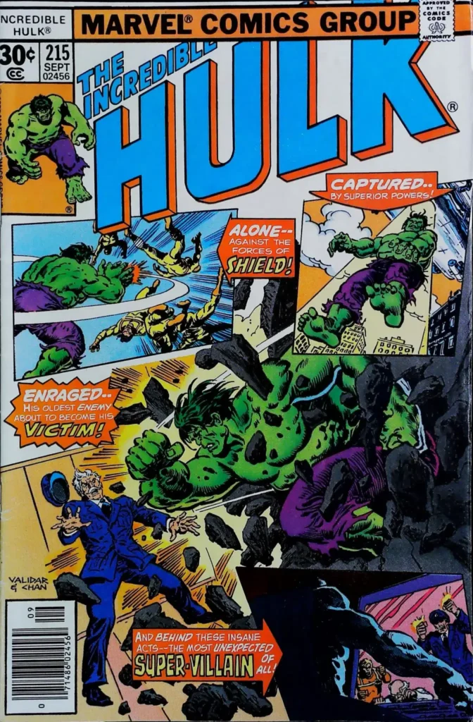 Incredible Hulk #215, vue de l'exemplaire
