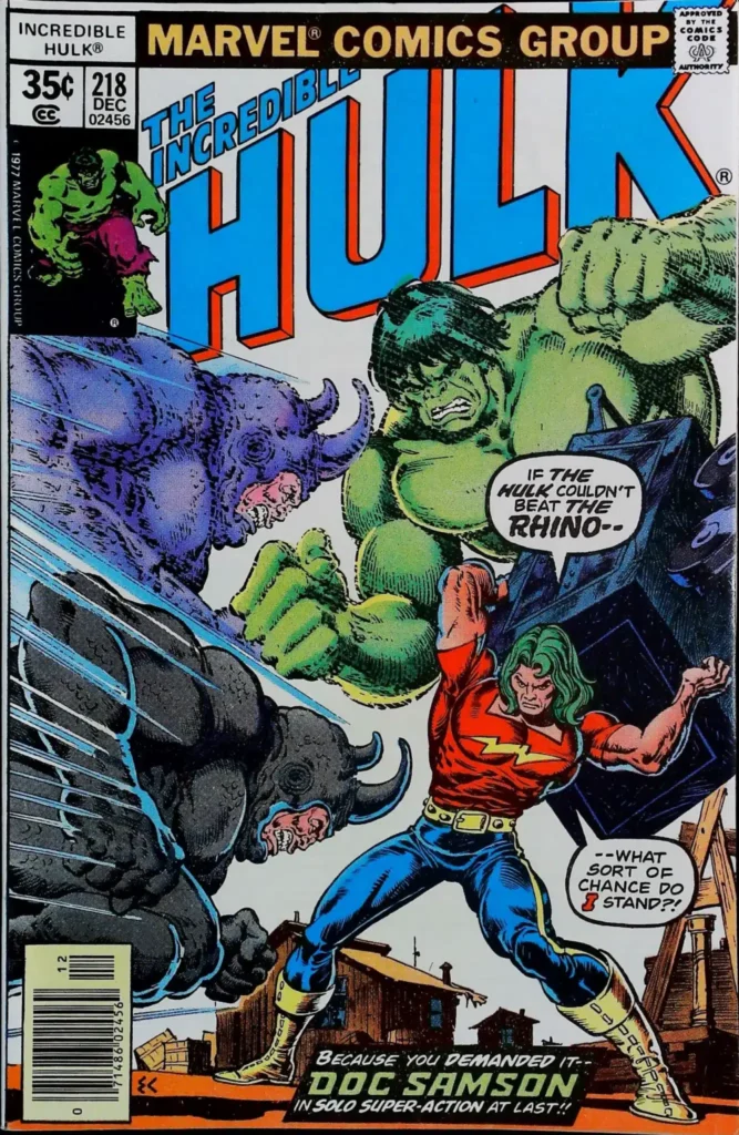 Incredible Hulk #218, vue de l'exemplaire