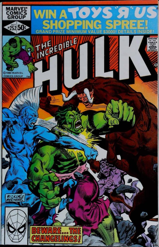 Incredible Hulk #252, vue de l'exemplaire