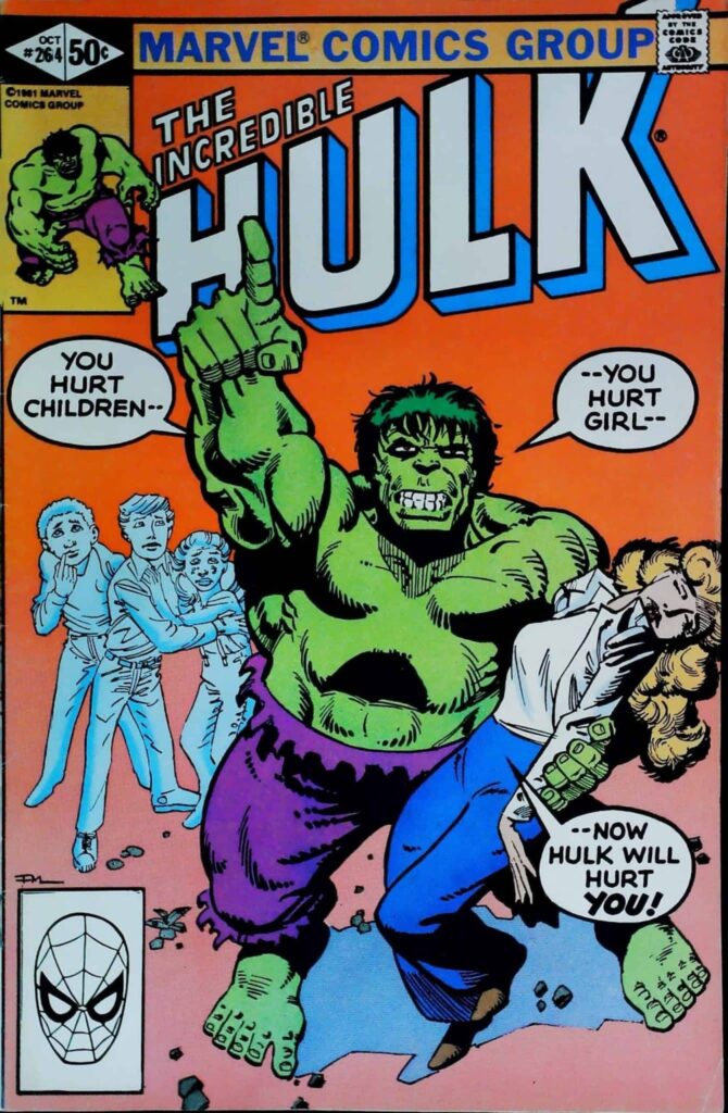 Incredible Hulk #264, vue de l'exemplaire