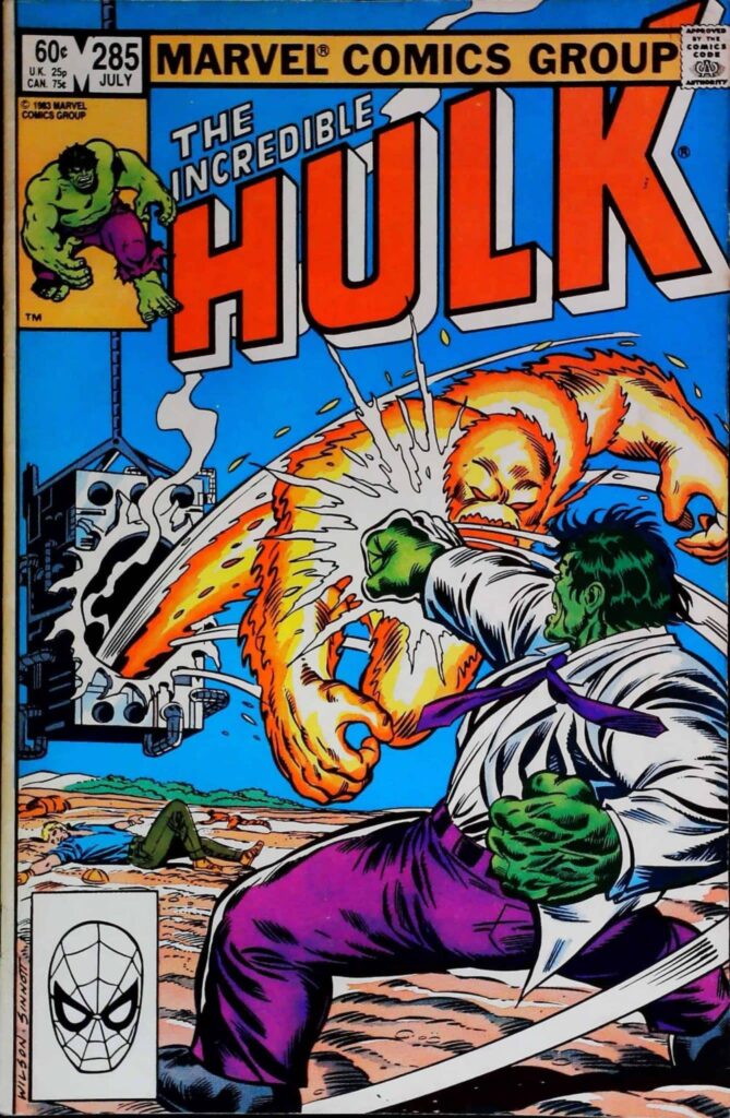 Incredible Hulk #285, vue de l'exemplaire