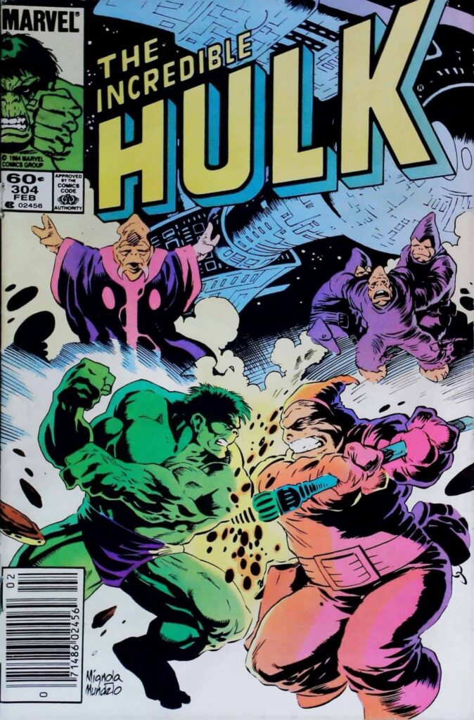 Incredible Hulk #304, vue de l'exemplaire