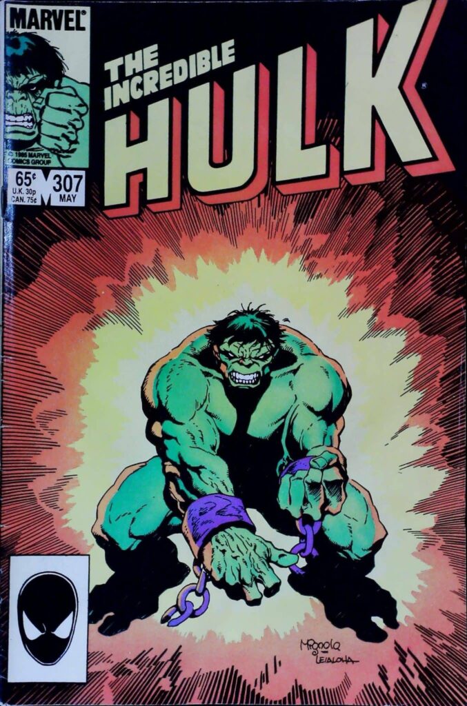 Incredible Hulk #307, vue de l'exemplaire